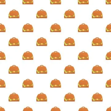 Briefcase with money vector seamless pattern background 스톡 일러스트