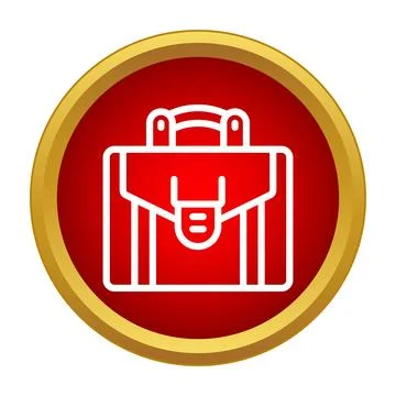 Briefcase representing business, professional work, and corporate career Stock Illustration