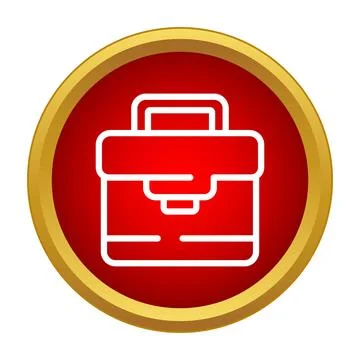 Briefcase representing business, work, and professional success icon Stock Illustration