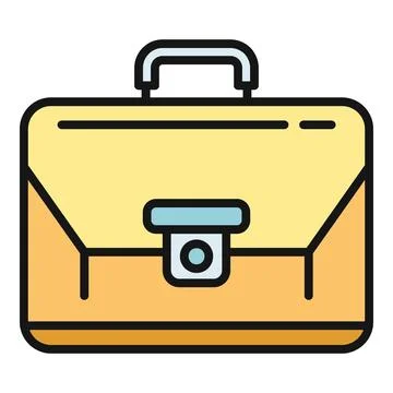 Briefcase representing work, success, and professional organization Stock Illustration