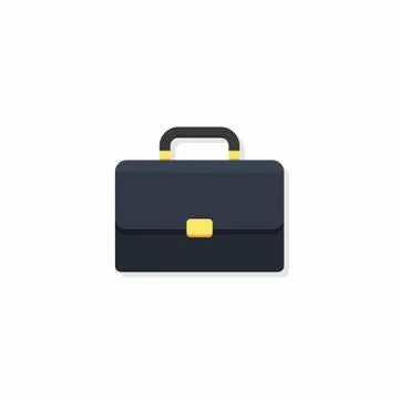 Briefcase Shadow vector isolated. Stock Illustration