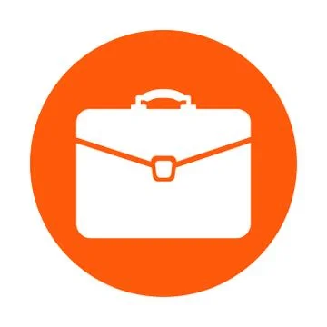 Briefcase sign symbol. Stock Illustration