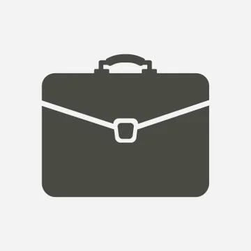 Briefcase sign symbol. Stock Illustration