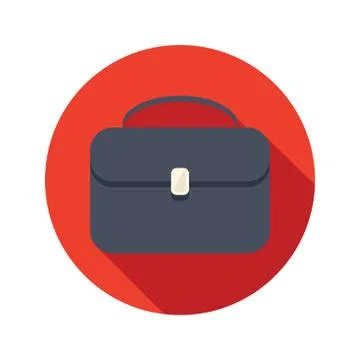 Briefcase stylish icon Illustrazione stock