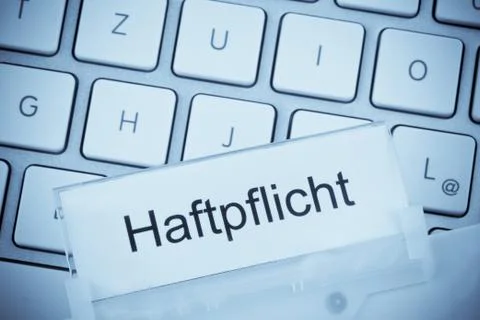 Briefcase on the subject: liability 스톡 사진