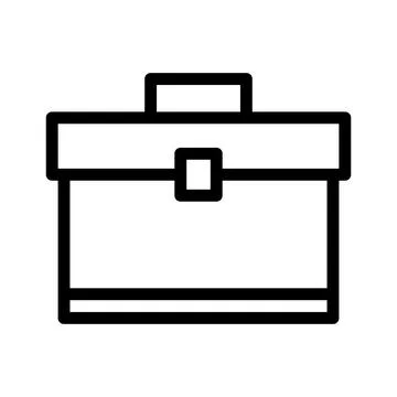 Briefcase Vector Icon Design Illustration Stock Illustration