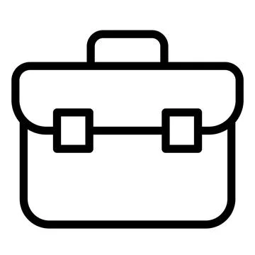 Briefcase Vector Icon Design Illustration Stock Illustration