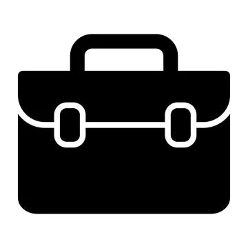 Briefcase Vector Icon Design Illustration Stock Illustration
