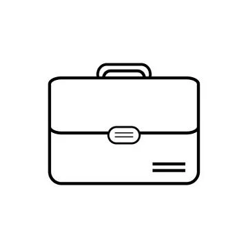 Briefcase vector icon Stock Illustration