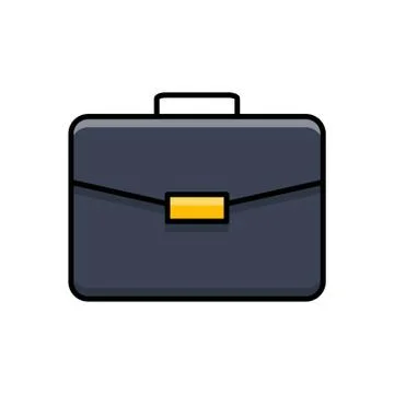 Briefcase Vector Icon. Stock Illustration