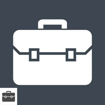 Briefcase Vector Icon. Stock Illustration