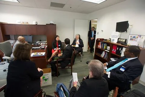 Briefing on HUD funding, operations, programs, goals for Congressional vis... 写真素材