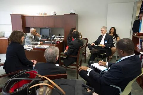 Briefing on HUD funding, operations, programs, goals for Congressional vis... 写真素材