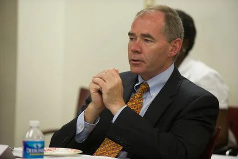 Briefing on HUD funding, operations, programs, goals for Congressional vis... Stock Photos
