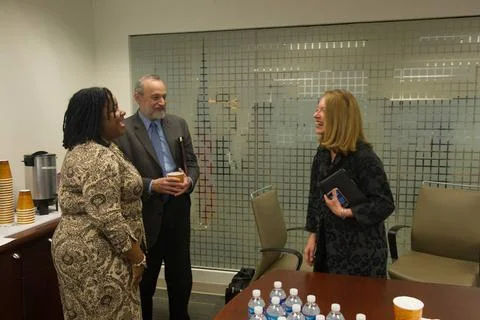 Briefing on HUD funding, operations, programs, goals for Congressional vis... Stock Photos
