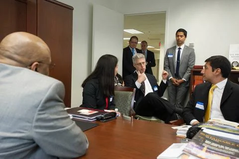 Briefing on HUD funding, operations, programs, goals for Congressional vis... 写真素材