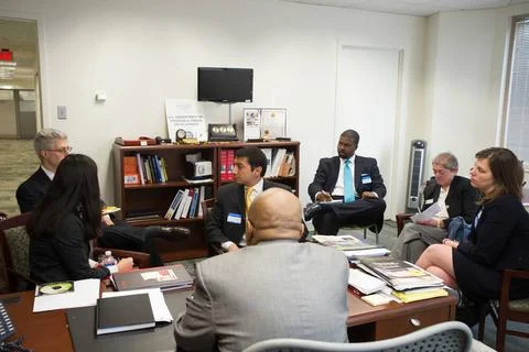 Briefing on HUD funding, operations, programs, goals for Congressional vis... 写真素材