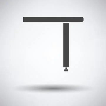 Briefing table console icon Stock Illustration