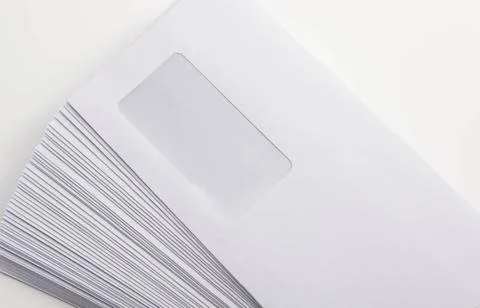  Briefkuverts The image shows a stack of plain enevelopes Copyright: xZoon... Stock Photos