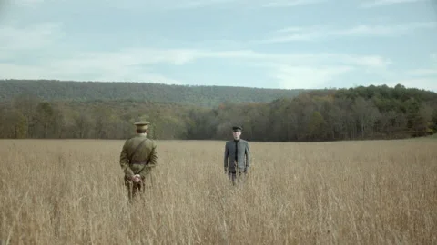 Brigadier General Douglas Macarthur, 1920s - Reenactment Stock Footage 202896261