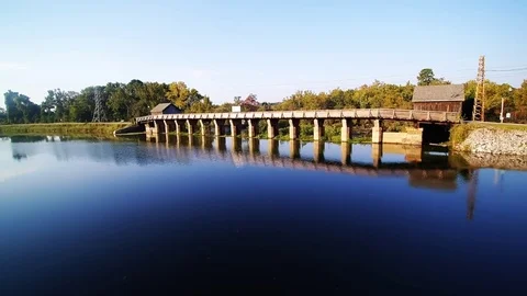 Brigde Aerial Stock Footage 82409654