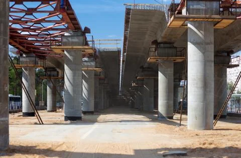 Brigde construction Stock Photos