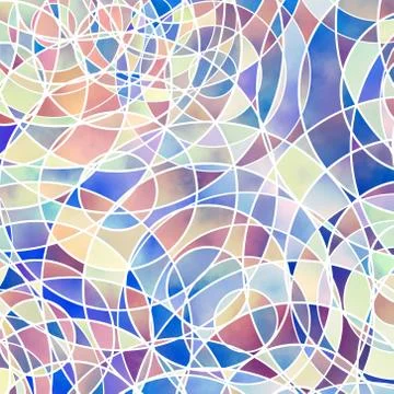 Brigh background  with circles Stock Illustration