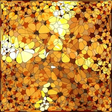 Brigh background  with ovals - vector illustration Stock Illustration