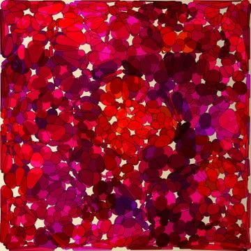 Brigh background  with ovals - vector illustration Stock Illustration