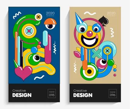 Bright abstract art illustration. The vector is suitable for your project. Illustrazione stock