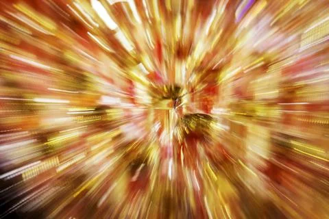 Bright abstract background based on wine glasses with motion blur focus on ce Stock Photos