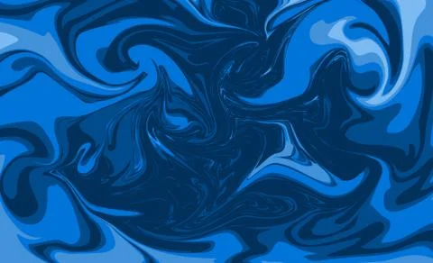 Bright abstract background. Blue wave blurred picture. Illustrazione stock