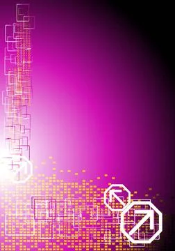 Bright abstract background Bright abstract background with different eleme... 写真素材