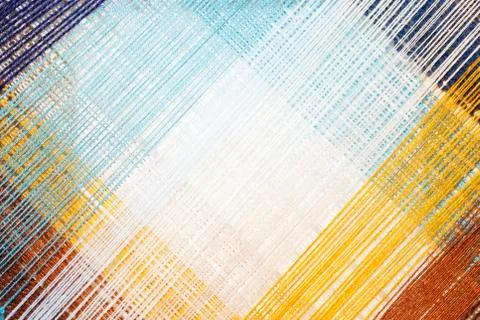 Bright abstract background of colored thread Stock Photos