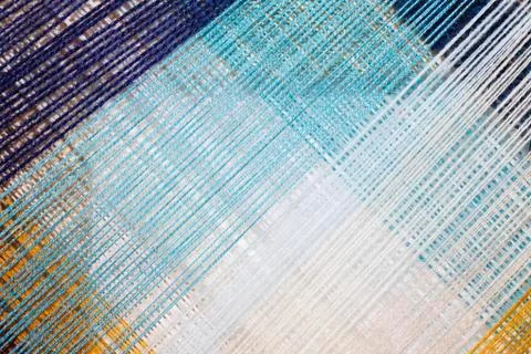 Bright abstract background of colored thread Stock Photos