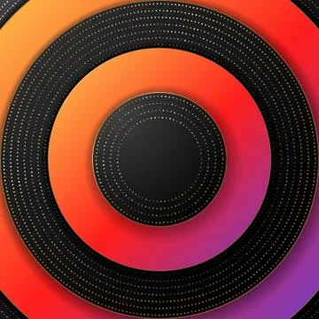 This is a bright abstract background with dots. Stock Illustration