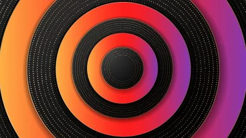 This is a bright abstract background with dots. Stock Illustration