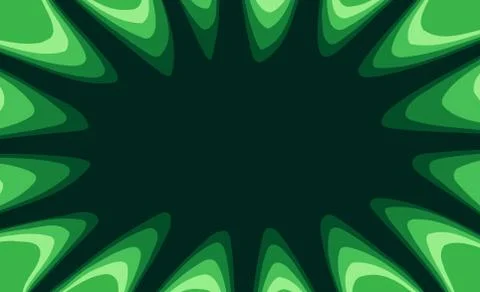 Bright abstract background. Green wave blurred picture. Stock Illustration