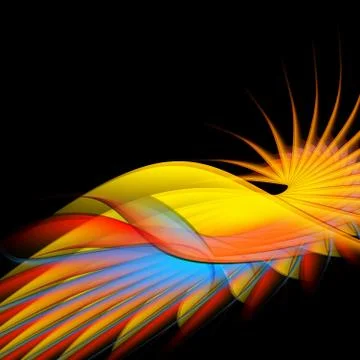 Bright abstract background Stock Illustration