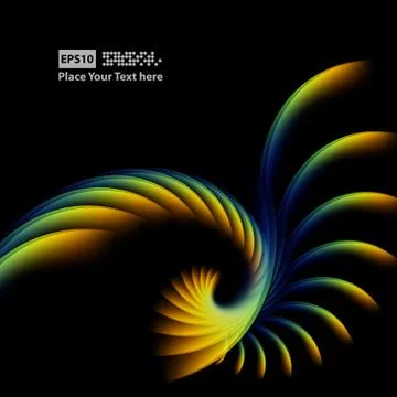 Bright abstract background Stock Illustration