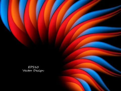 Bright abstract background Stock Illustration