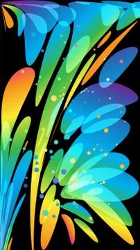 Bright abstract background Stock Illustration