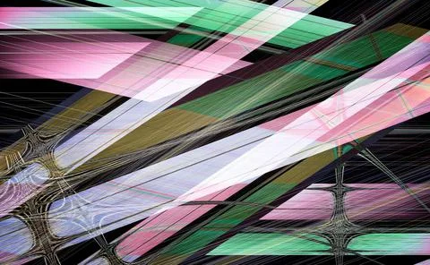 Bright abstract background image in geometric style Stock Illustration