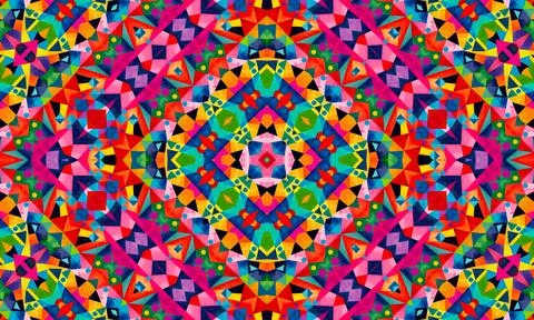 Bright abstract background with multicolor pattern Stock Illustration
