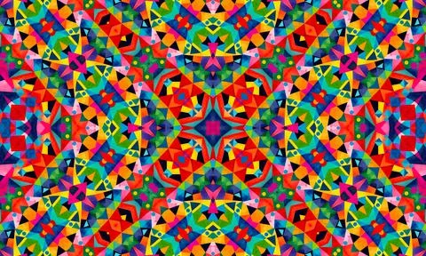 Bright abstract background with multicolor pattern Stock Illustration