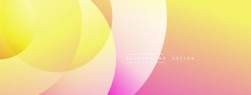 Bright abstract background. Overlapping circles create soft gradients. Colors Stock-Illustration