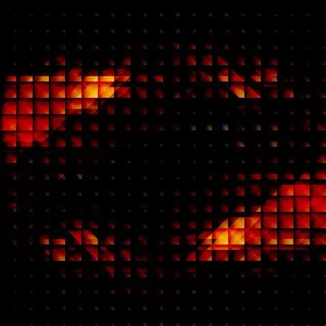 Bright abstract background of overlapping squares, vector illustration. Illustrazione stock