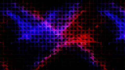 Bright abstract background of overlapping squares, vector illustration. Stock Illustration