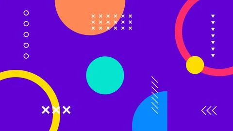 Bright Abstract Background on Purple Background Stock Illustration