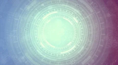 Bright abstract background ui circles, it concept Illustrazione stock